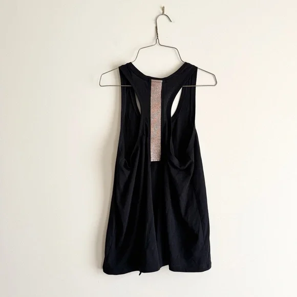 Victoria’s Secret Sport Tank Top – Size Small – Black with Rose Gold Logo - Picture 4 of 4